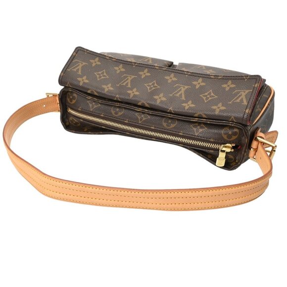 LOUIS VUITTON Authentic Brown Monogram Canvas Shoulder Bag - Picture 4 of 11